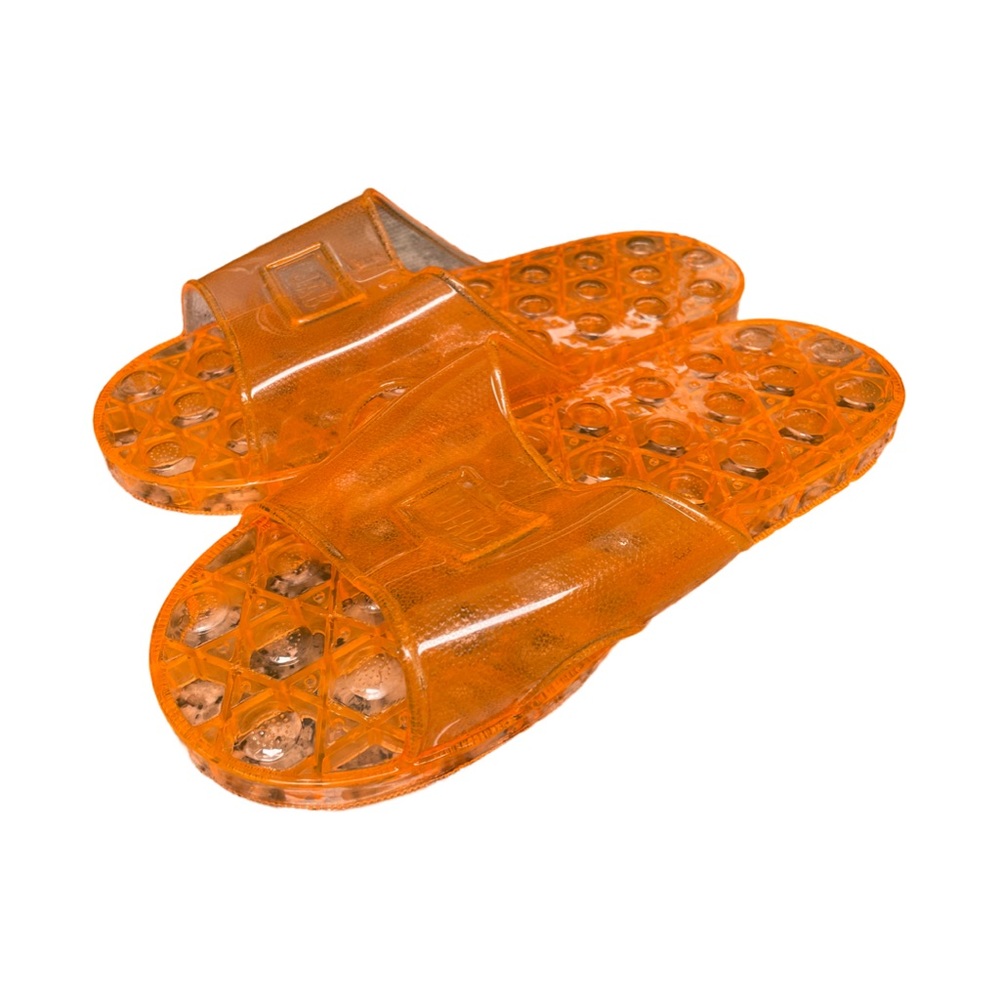 Orange Shower or Inmate Slides, Men’s 9-10